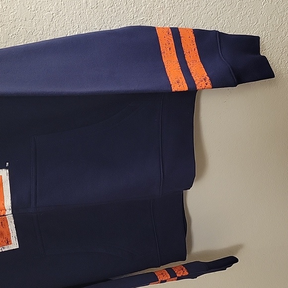 NCAA University of Illinois Full-zip Hooded Sweatshirt - Navy - Large (12-14) - Picture 7 of 13